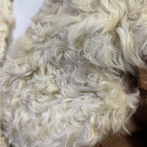 Leather Goat Fur Jacket - Picture 2 of 9